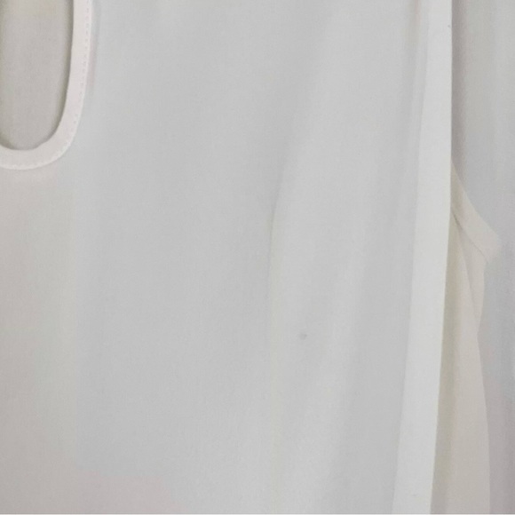 Aidan Mattox Crochet Lace Ruched Keyhole Cocktail Dress Taupe Beige Cream Size 6 - Picture 7 of 10